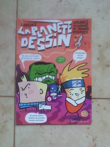 Wandrille Carte Postale La Planète Dessin Librairie