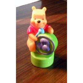 Figurine Winnie L'ourson En Plastique Jouant Du Tambour