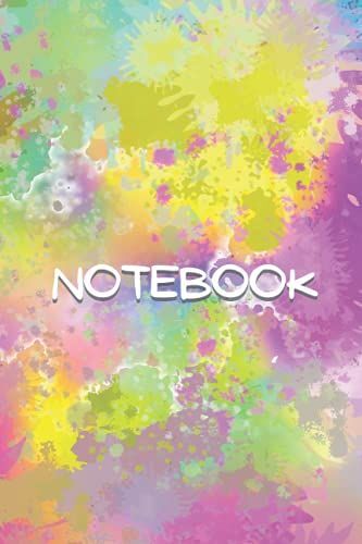 Notebook: Color Burst, Rainbow Lined Notebook. 6"X9" (15.24 X 22.86 Cm). Colorful Design