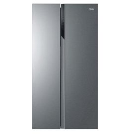 Réfrigérateur-congélateur Haier Série 3 HSR3918ENPG - side-by-side - 90.8x64.7x177.5 cm (lxpxh) - 528 litres - classe E - argent fin
