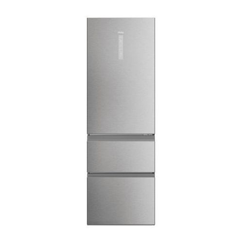 Réfrigérateur combiné 3 portes 3D 60 Série 5 - Haier HTW5618DNMG - Classe D - No Frost - Pose Libre - 360L (réfrigrateur 235L + congélateur 125L) - Argent