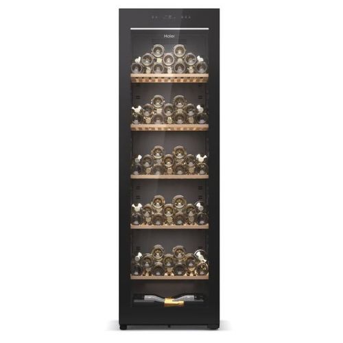 Cave à vin 60 Série 5 - Haier HWS247GEH1 - 247 bouteilles - Classe E - Froid statique - Pose Libre - Noir