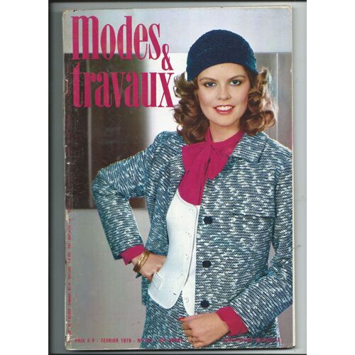 Modes Et Travaux 02/1978 Fiche 305 Peugeot, Palmares Du Grand Concours Photo Jean-Luc Cherville, La Couture Simplifiée: Un Blouson F, Une Robe Gilet Enfant, Tricots H/F/E/Layette/Poupées, Ouvrages