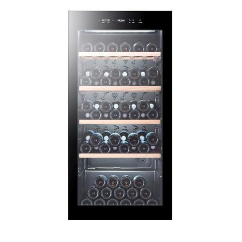 Cave à vin 60 Série 3 - Haier WS105GA - 105 bouteilles - Classe G - Froid statique - Pose Libre - Noir