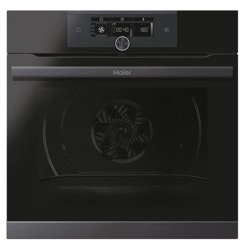 Four I-Turn Series 4 - Haier HWO60SM5F8BH - Classe A+ - Pyrolytic + Hydrolytic - 70 litres - Noir