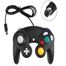 Noir - Manette De Jeu Filaire, Avec Vibration, Compatible Avec Nintendo Wii Gc Classic