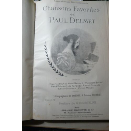 Chansons Favorites De Paul Delmet 15 Chansons Avec Partitions
