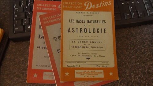 4 Fascicules Collection Des Cahiers Destins     Armand Barault