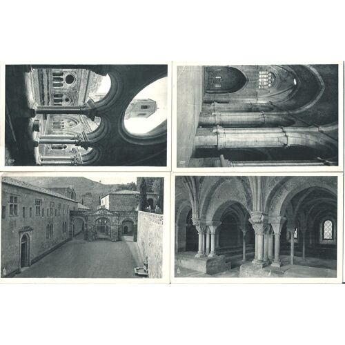 Lot De 4 Cpa "Abbaye De Fontfroide" Aude
