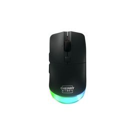 CHERRY Xtrfy M50 - Souris - ergonomique - léger - optique - sans fil, filaire - 2.4 GHz, Bluetooth - noir