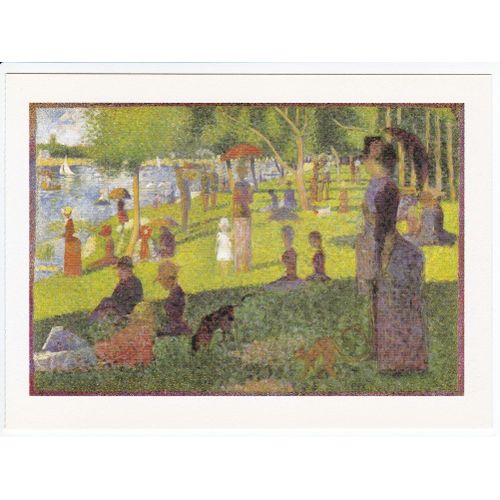 Carte Postale Georges-Pierre Seurat - Study For The "Grande Jatte", 1884