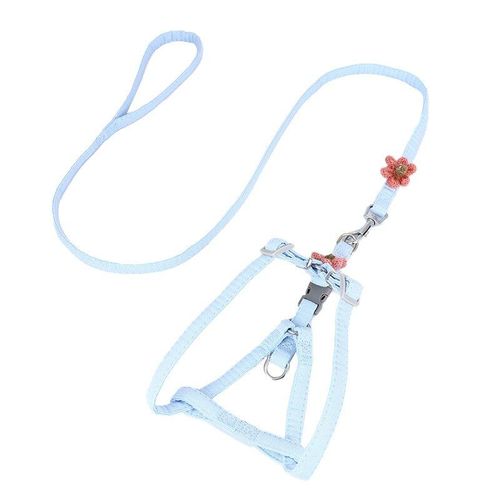 Corde De Traction Pour Chien Et Chat, Réglable Pour Éviter Qu'elle Ne Se Casse, Jolies Fleurs, Spécial En Plein Air, Chaîne Pour Animaux De Compagnie