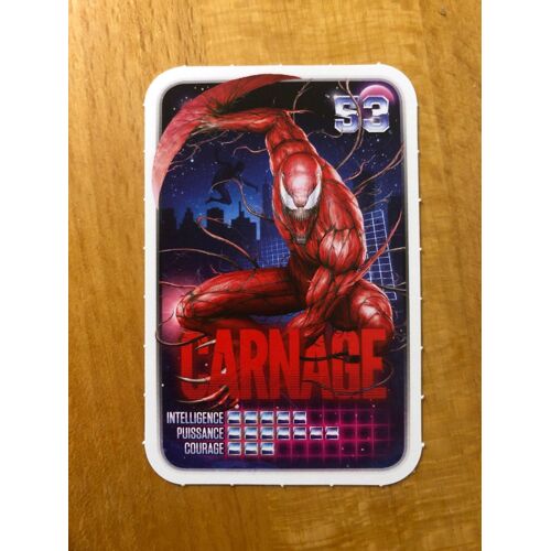 Carte Marvel Leclerc Carnage #53