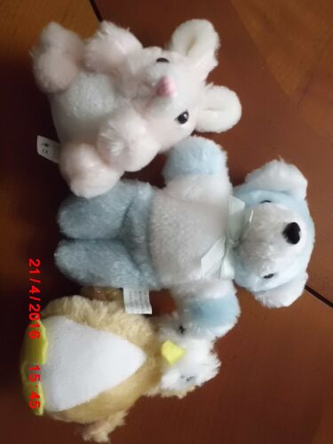 Lot De 3 Mini Peluches Yves Rocher