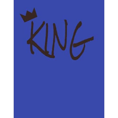 King: Composition Journal With 200 Wide Ruled Pages