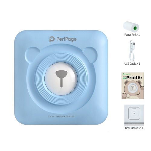 Mini Imprimante Photo Thermique Sans Fil, Bluetooth, Portable, Système D'Impression De Poche Pour Papier De 58 Mm, Compatible Android/Ios