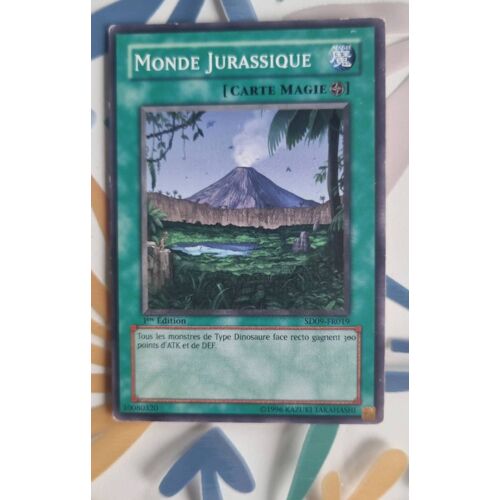 Carte Yu Gi Oh Monde Jurassique 1ère Édition Sd09-Fr019