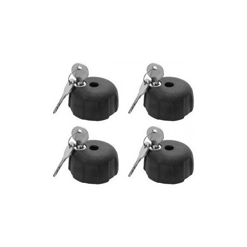 Lot De 4 Serrures Antivol Pour Porte-Vélos Peruzzo - Peruzzo