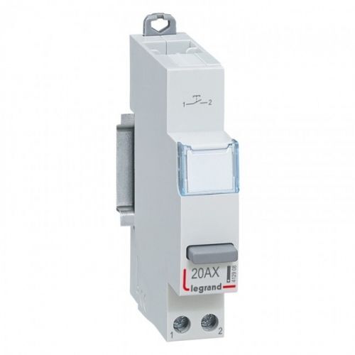 bouton poussoir - 1 contact no - 20 ampères - legrand cx³