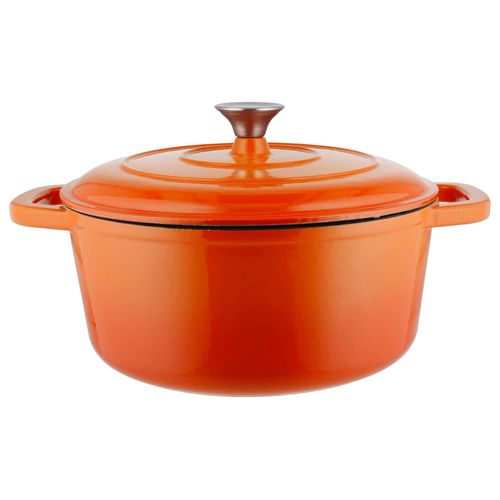 SILVERCREST® Faitout en fonte Premium, 28 cm (orange)
