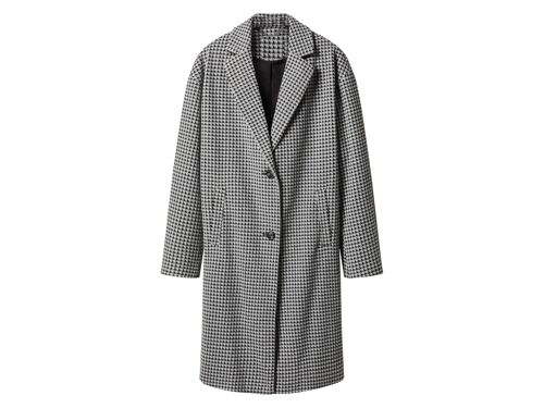 Esmara® Manteau Femme (Noir/Blanc, 46)