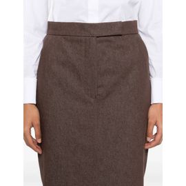 Max Mara Jupe Pianosa À Coupe Mi-Longue - Marron