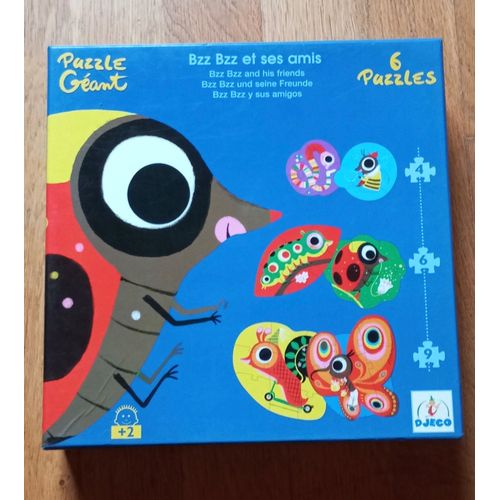 Puzzle Géant Bzz Bzz Et Ses Amis + De 2ans Djeco
