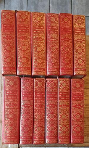 Théâtre Classique Français - Lot De 12 Volumes - Club Français Du Livre 1964