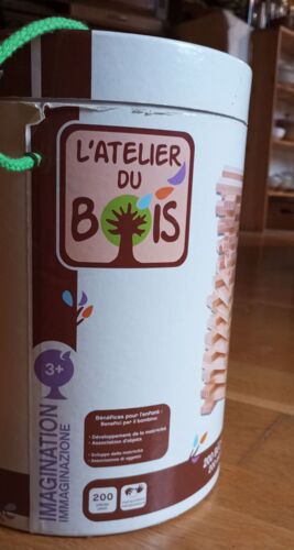 Jeux De Construction Buchettes En Bois - L'atelier Du Bois -(Équivalent Du Jeu Kappla)