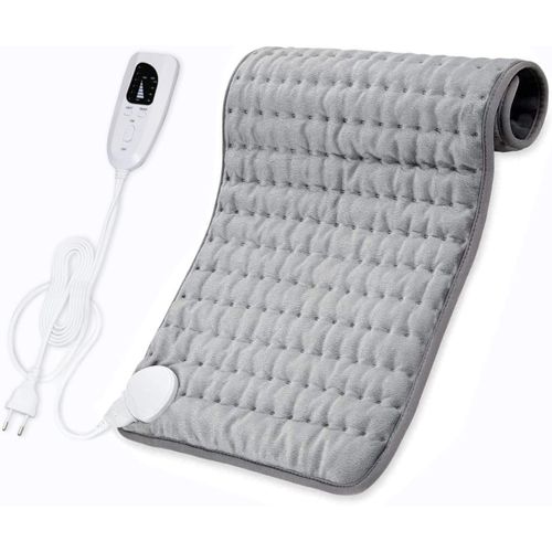 76 x 40 cm Coussin Chauffant Extra Large - Arrêt Automatique - Technologie de Chauffage Rapide, Coussin Chauffant Electrique Rapide pour le Dos, la Nuque, les Epaules