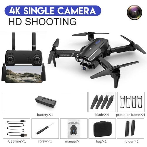 Mini Drone S2 6k Rc, Avec Gps 5g, Moteur Sans Balais, Mode Sans Tête, Palier/Retour En Un Clic, Jouet Rc Pour Adultes-Générique