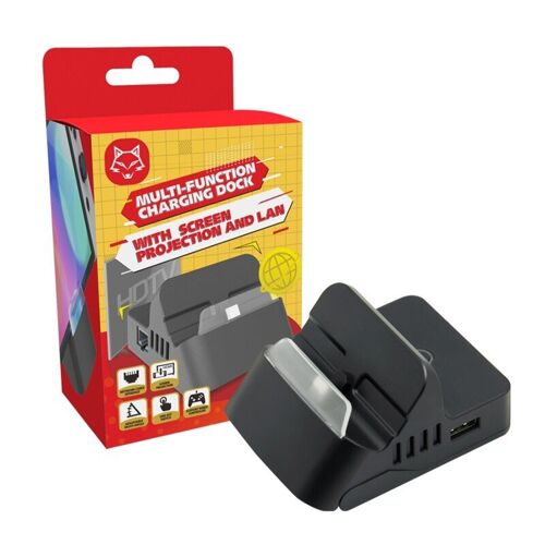 Convertisseur De Sortie Tv Portable, Mini Station De Charge, Usb 2.0 3.0, Hdmi, Type C Rj45, Pour Hôte Ns Switch