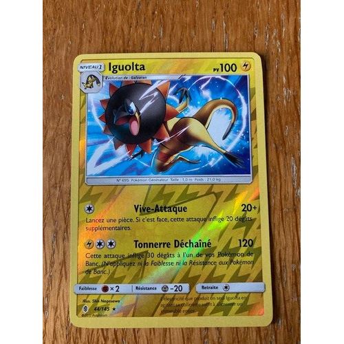 (1538) Iguolta 44/145 Pokemon