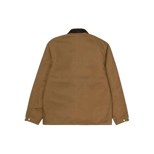 Carhartt Wip Veste Michigan En Velours Côtelé - Marron