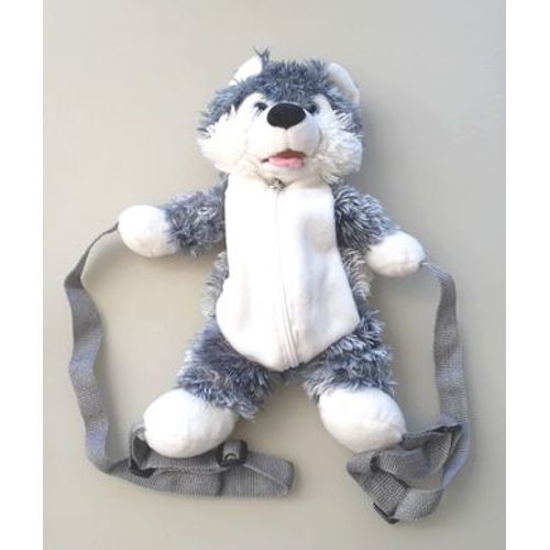Peluche Chien Husky Sandy Sac À Dos