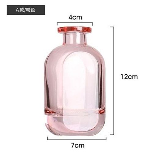 Rose-a3 - Vase à fleurs en verre Transparent, pour maison, fleurs sèches, aromathérapie, bureau, accessoires de décoration de salon, nordique