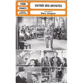 Fiche Monsieur Cinema Entrée Des Artistes