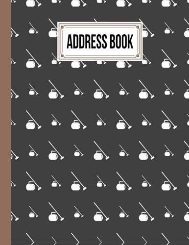 Address Book: Curling Cover Address Book, Record Birthday, Phone Number, Address, Email And Notes, 120 Pages, Size 8.5" X 11" Design By Susan Fanning