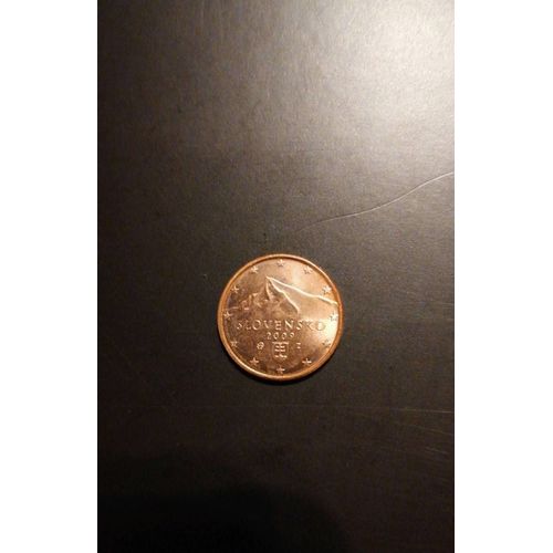 Pièce 1 Centime Slovaquie 2009 