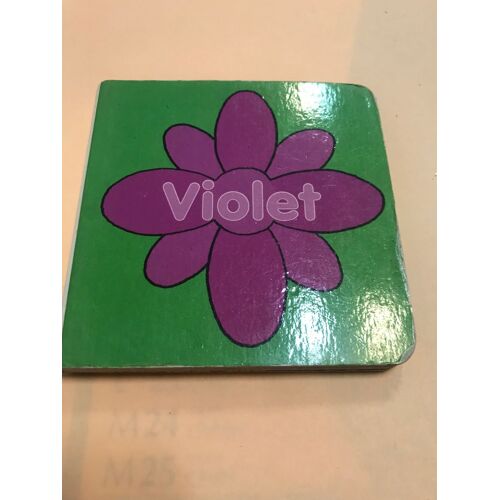 Violet - Couleur Violet (Violet Des Prunes, Un Sac À Main Violet, ...) - Petit Livre Cartonné 16 Pages