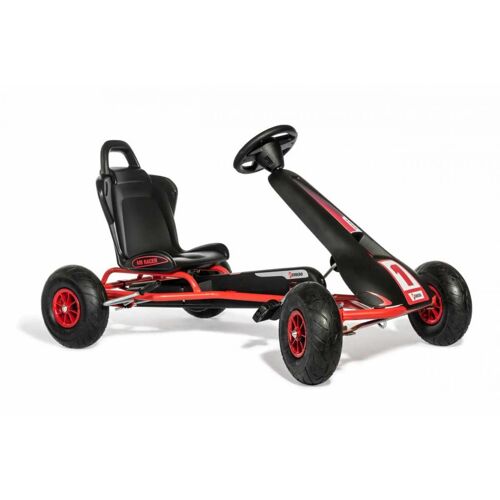 Kart À Pédales Rouge Et Noir Ferbedo Gokart Ar 8r