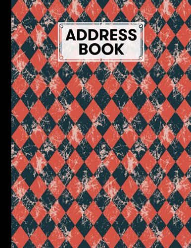 Address Book: Cracks And Ambrosia Cover Address Book, Organizer And Notes With Anniversaries And Birthdays, 120 Pages, Size 8.5" X 11" By Torben Herbst