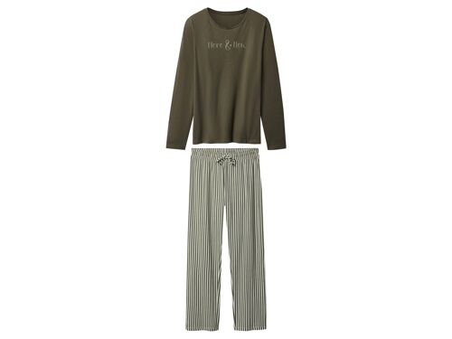 Esmara® Ensemble Pyjama Femme (Olive, Xl(46/48))