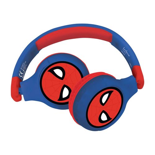 LEXIBOOK Casque 2-en-1 Bluetooth® pour enfant (Spider Man)