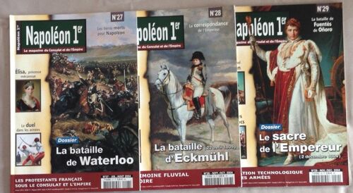 Napoléon 1er, Magazine, Ensemble Des N° 27, 28 Et 29 