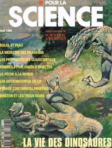 Pour La Science 226 La Vie Des Dinosaures, Soleil Et Peau, Médecine Des Pharaons, Pêche Morue