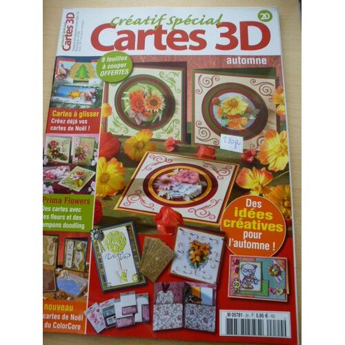 Créatif Spécial Cartes 3 D N° 20 