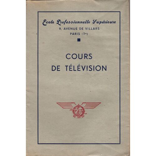 Cours De Télévision Ecole Professionnelle Supérieure