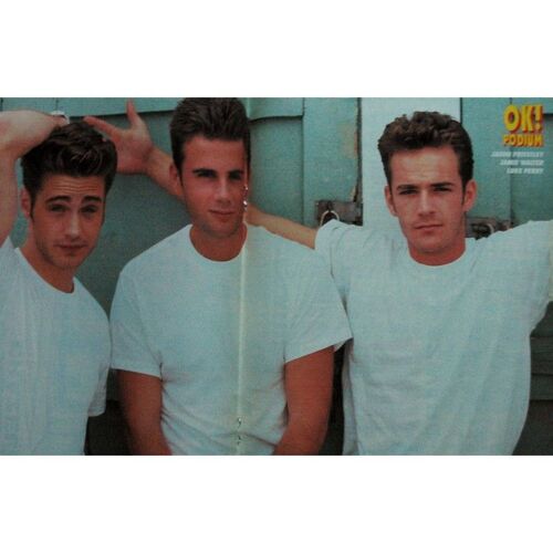 Ok Podium ! 28 1994 02 Luke Perry Jason Priestley Cachou Sébastien Courivaud