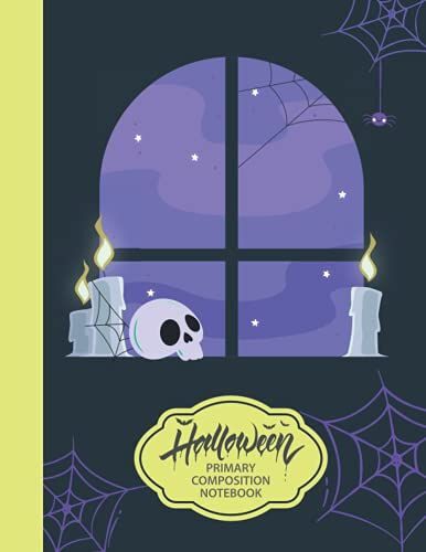 Halloween Primary Composition Notebook: Write And Draw Halloween Stories | Story Journal For Kids In Preschool Through 2nd Grade | Dotted Midline And ... 120 Pages | Hocus Pocus |Halloween Stories